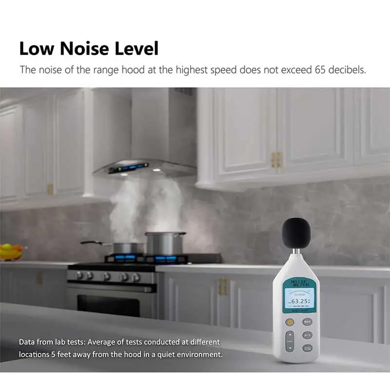 SETR ST102 OEM Stainless Steel Made in China T Shape Glass Circuit Board Restaurant Ventilation Hood Kitchen Range