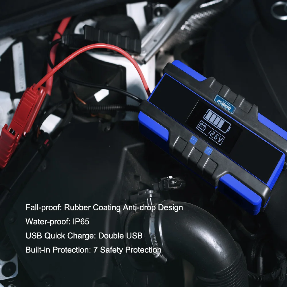 Portable Car Jumper Powerbank 20000mAh Lithium Battery Charger Booster