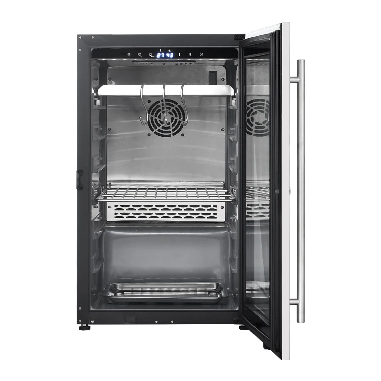 Household Small Beef Display Fridge Uv Light Dry Age Meat Aging Refrigerator Machine Metal Stainless Steel Door Modern 1 Years