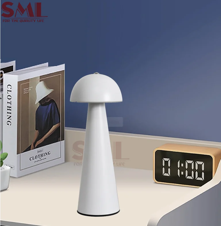 Mushroom Table Lamp for Room Aesthetic Modern Lighting and Bedroom Retro Living Room Decor Children Bedside Table Lamps