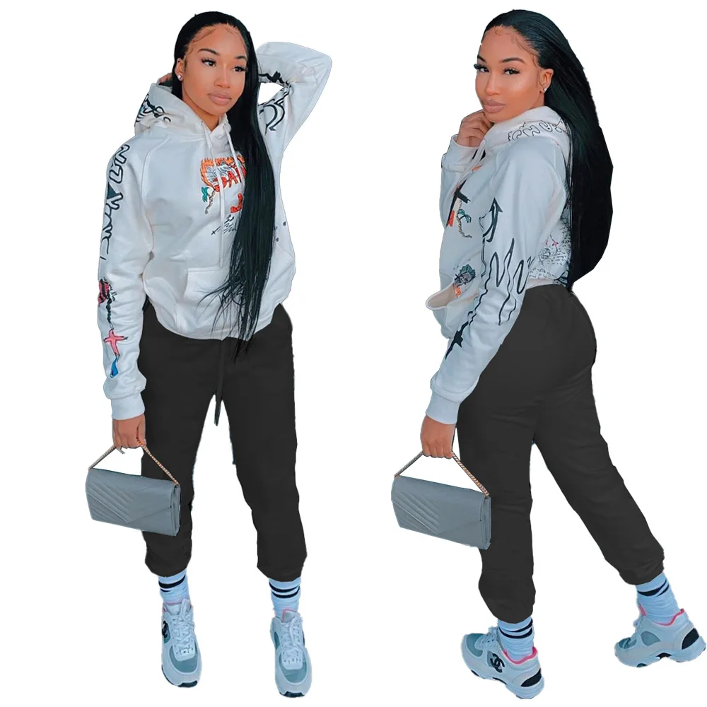 Новые женские толстовки на шнуровке с мультяшным принтом на осень и зиму, теплая Толстовка С Карманами