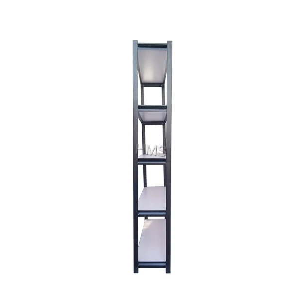 Storage Rack Slotted Shelf Warehouse Light Duty Boltless Rivet Angle Shelving For Garage