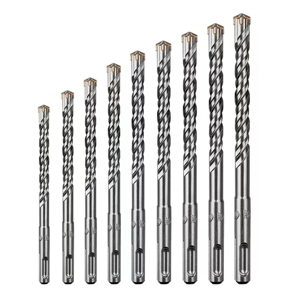 Carbide Tungsten Tipped SDS Plus Shank Hammer Masonry Drill Bit for Concrete Masonry