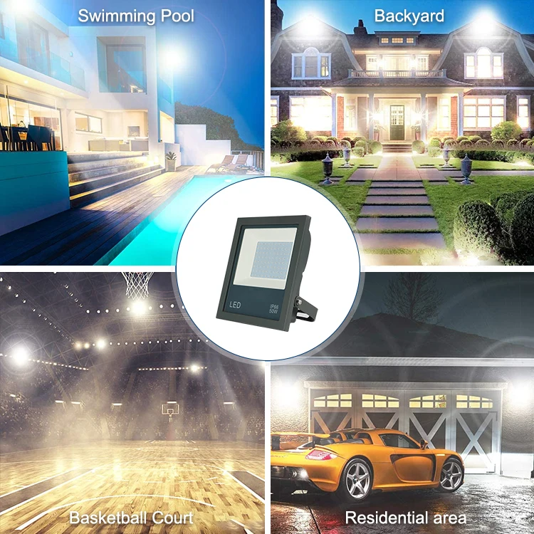 Высококачественный светодиодный прожектор Lmap Smd Ip66, водонепроницаемый наружный светодиодный прожектор 10 Вт 20 Вт 30 Вт 50 Вт 100 Вт 150 Вт 200 Вт