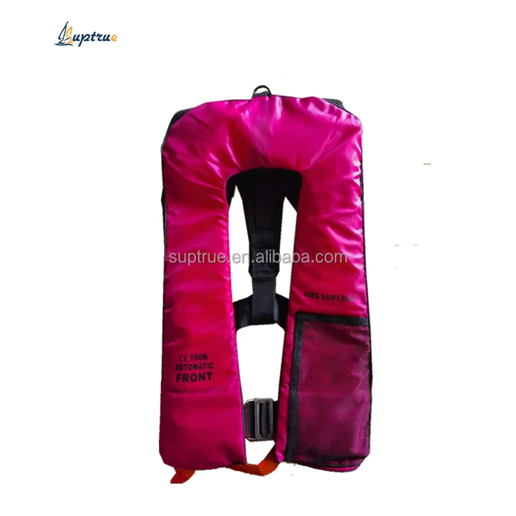 Adult child thin self inflatable life jacket