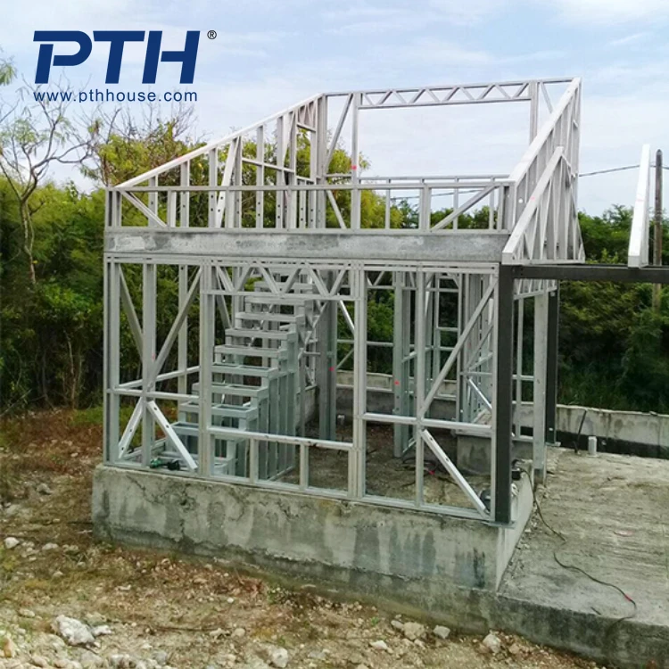 Luxury Customized Light Steel Structure Prefab Building Villa