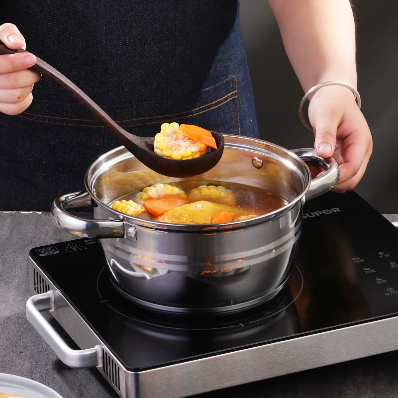 Heat-resistant cookware set pot well-designed pots and pans set professional casseroles cookware for home chef
