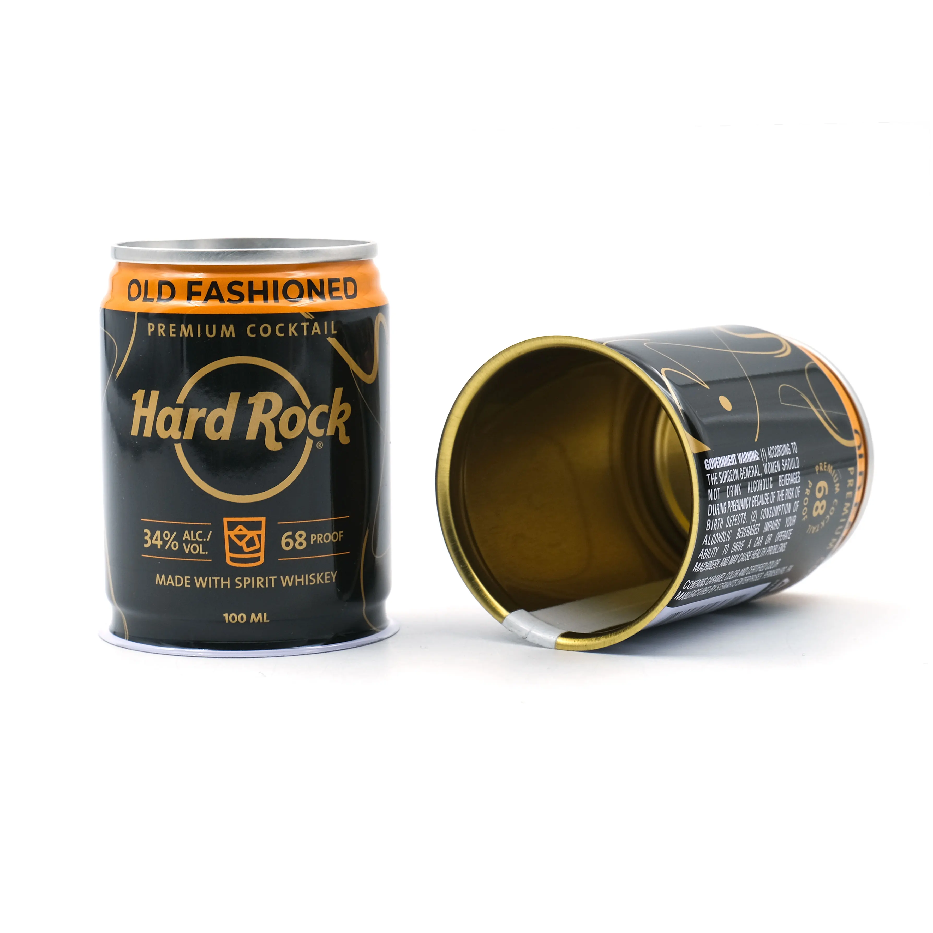 571#100ml 350ml 500ml 700ml Whiskey Beverage Tin Can Small Alcohol Tin Box Metal Can