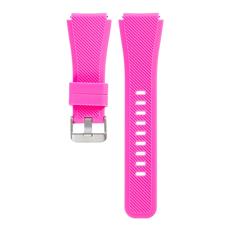 Silicone Bracelet 22mm 20mm 46mm Rubber Strap Watch Band For Samsung Gear S3 for Frontier Classic Design Colors Straps