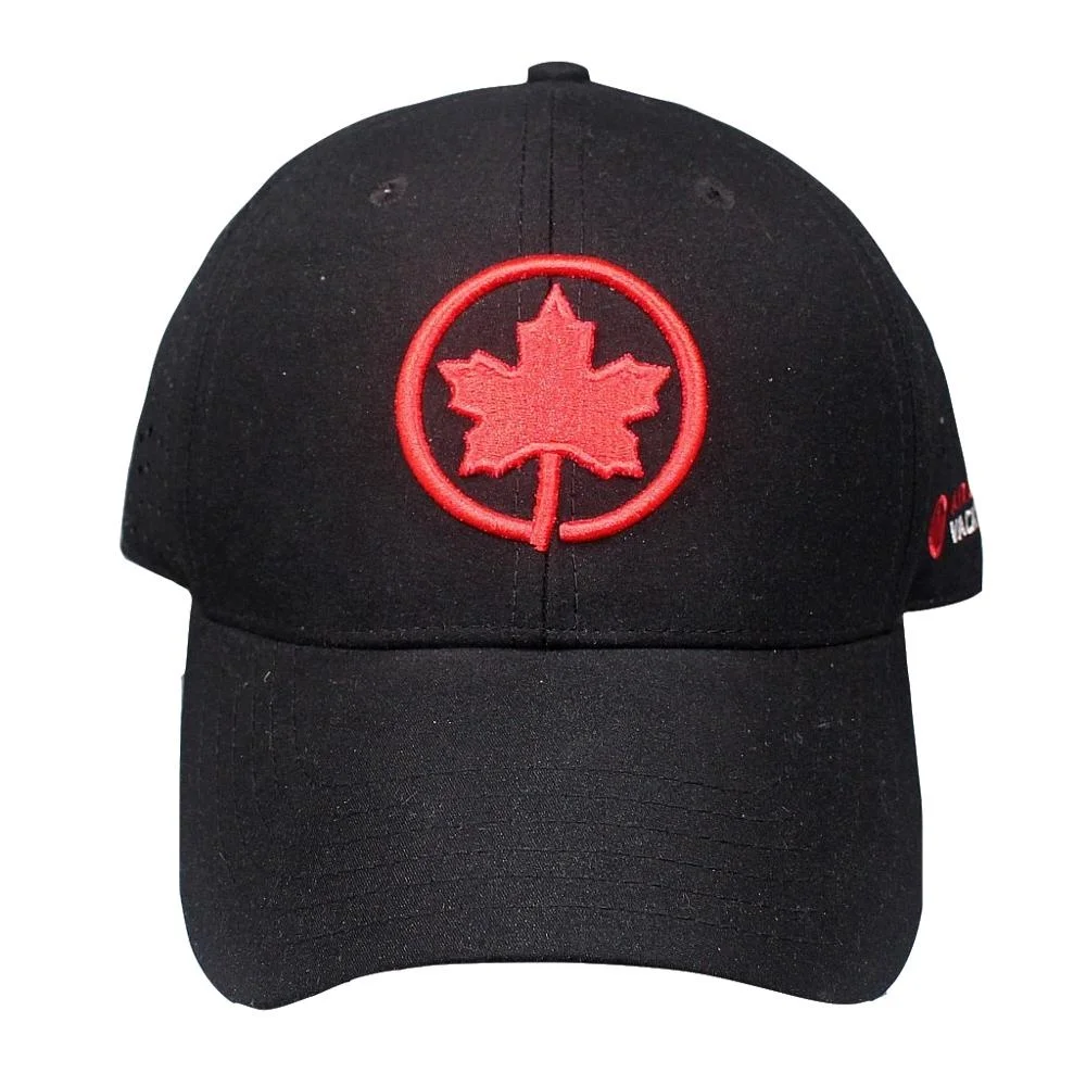 
Cnanda Maple Leave 3D Embroidery Laser Cut Mesh Snapback Trucker Hat Women Unisex Adjustable Closure Men Baseball Cap Bulk 