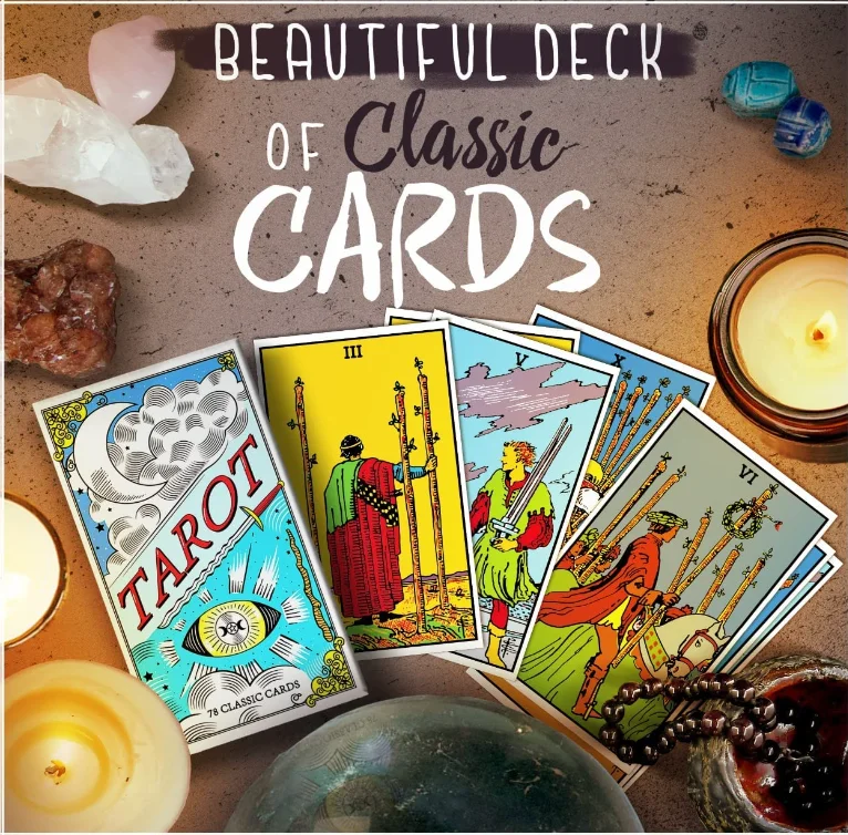 Оптовая Продажа с книгой испанские пустые карты оракула колода карт Таро для чтения