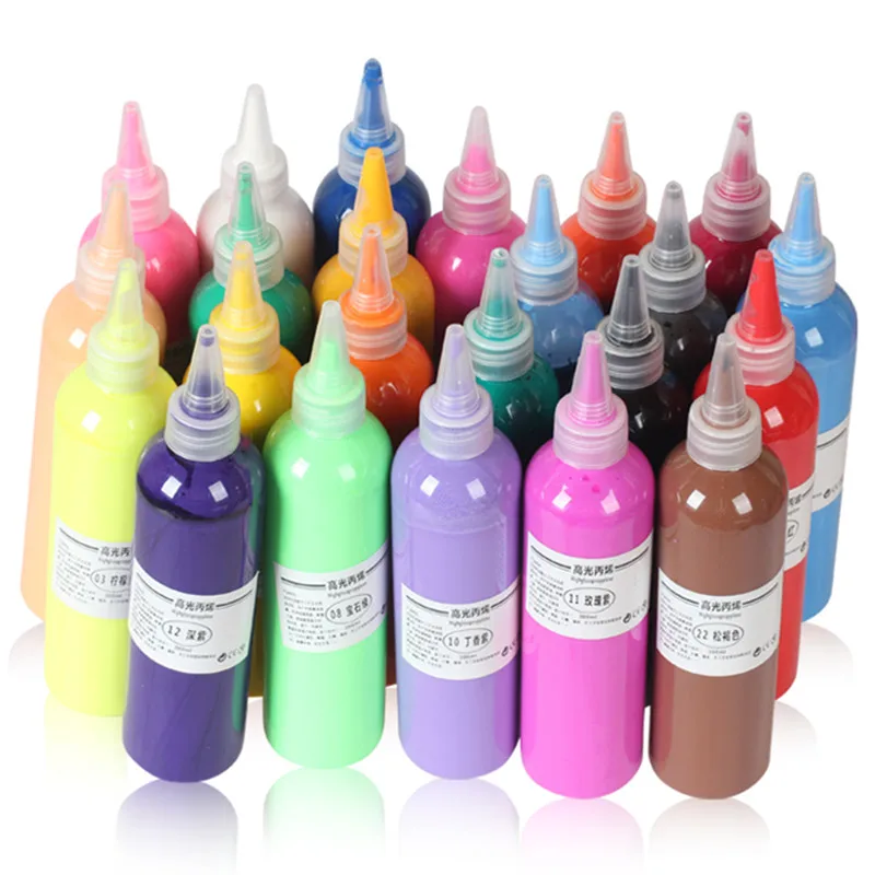 China Highly Quality Colorful Abstract Acrylic Paint Manufacturers