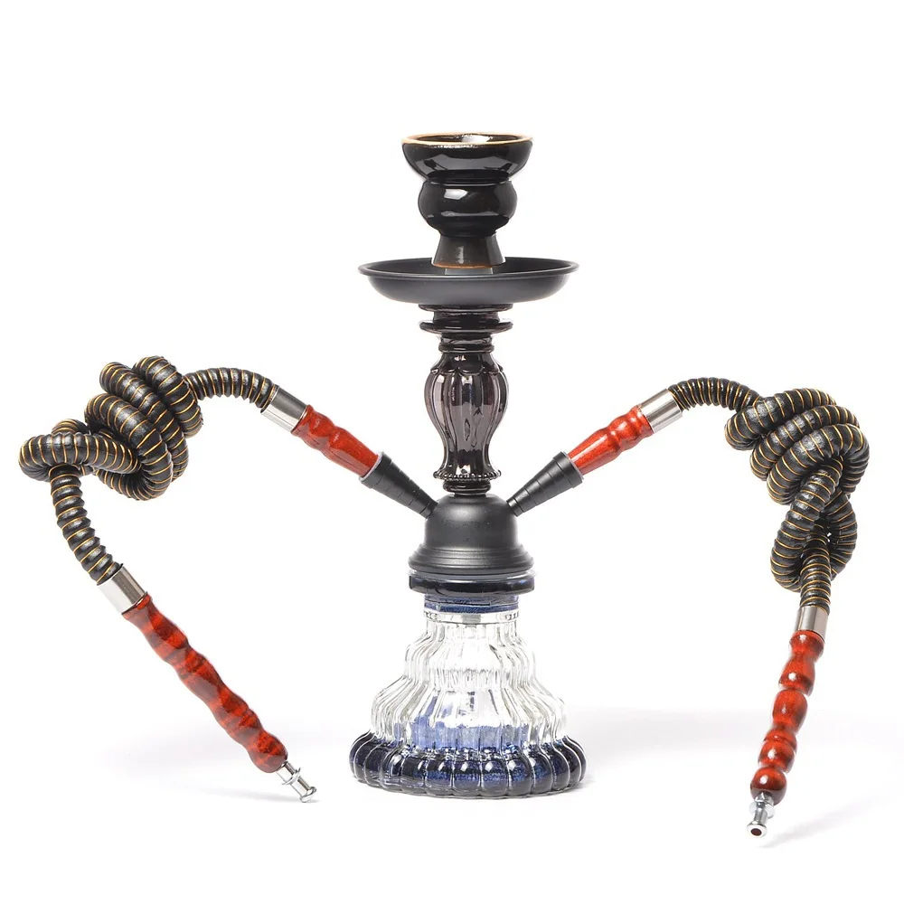 2022 New Design Fashion custom mini hookah pumpkin shisha set portable double pipe hookah with hookah accessories