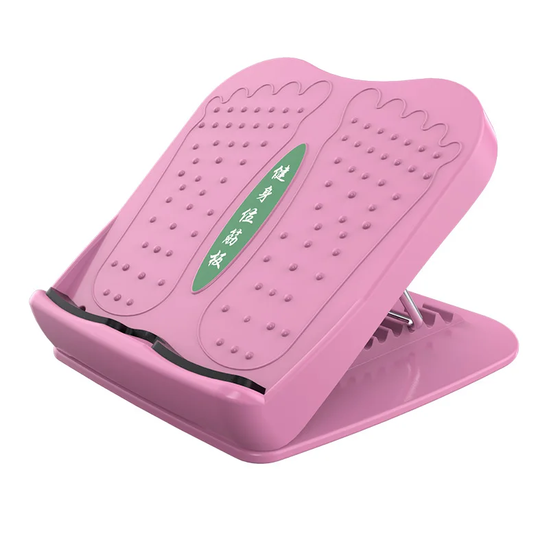 High Quality Pink Gym Exercise Foot And Leg Stretcher Anti Slip Yoga Squats Slant Board Calf Stretcher