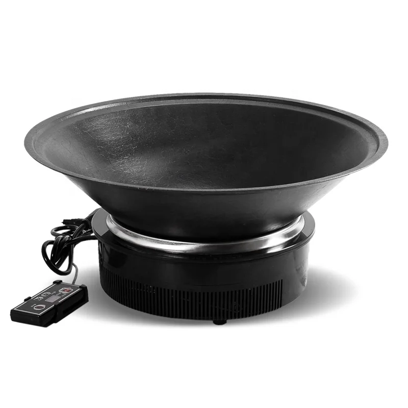 New design remote control sunken hotpot induction cooker shabushabu concave induction stove with 2500W