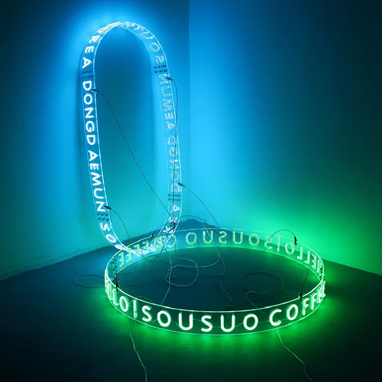 Skyseen Special Design Round Neon Sign Club Night Bar Decoration LED Neon Light