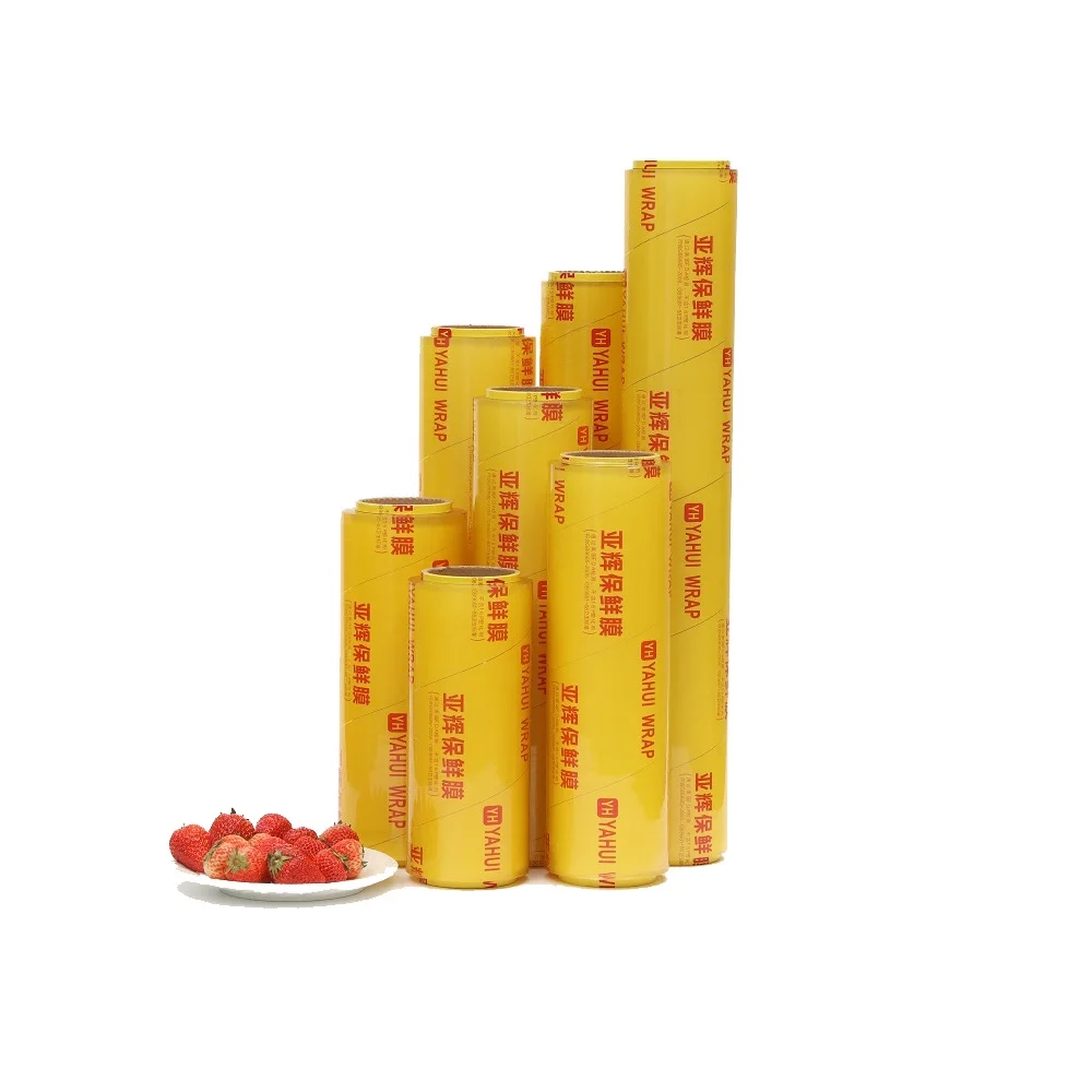 Manufacturer wholesale plastic wrap pvc cling film best fresh for fruits and vegetables