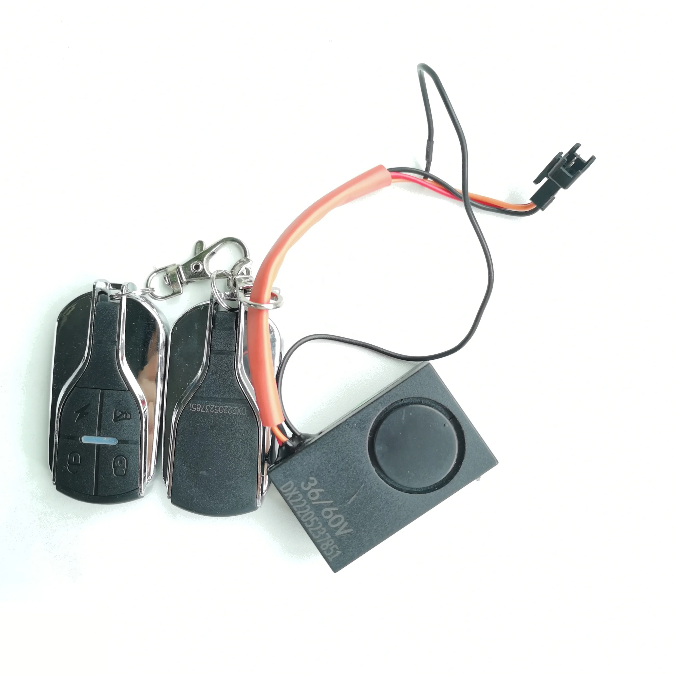 36V-60V Wireless Alarm Kit Electric Scooter Citycoco Motorcycle Tricycle Burglar Alarm Power Switch Lock Double Remote Control