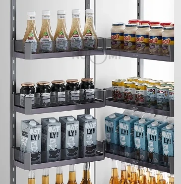 Kitchen Pantry Unit Organizer Storage Basket Cabinet Kitchen Accessory Tempered Glass Modern 45cabinet Liftch Pull O22 26 Inch