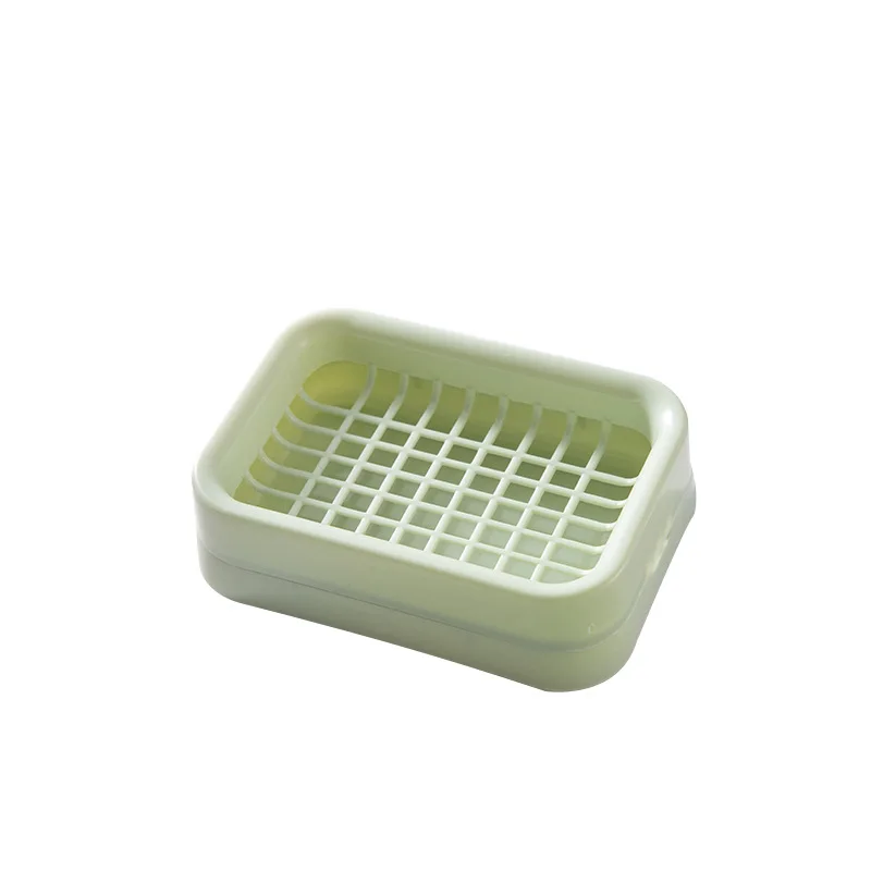 Double mesh soap box Hollow mesh drain High quality PP material soap box shelving for bathroom and toilet