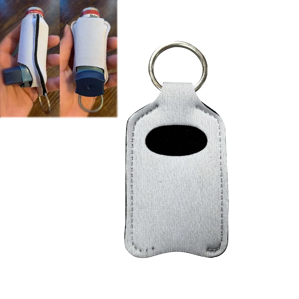 Сублимационные заготовки чехол для брелока неопреновый держатель ингалятора при астме с кольцом