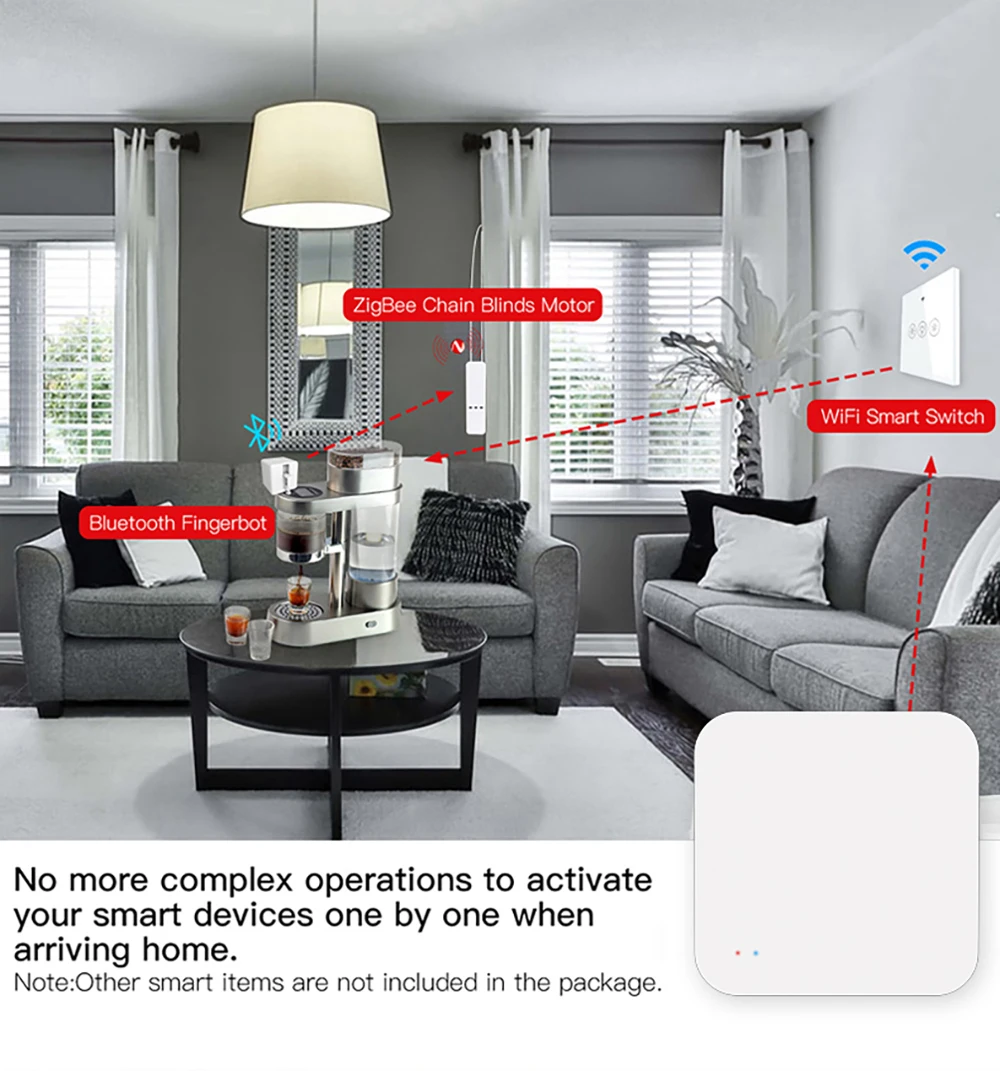 Умный садовый набор Zigbee с таймером для полива измеритель влажности почвы мини-многорежимный шлюз управление приложением