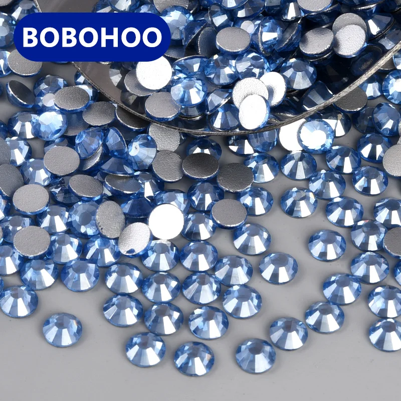 BOBOHOO Factory Direct Satin Series Non Hotfix Rhinestones wholesale rhinestones crystal for garments accessories