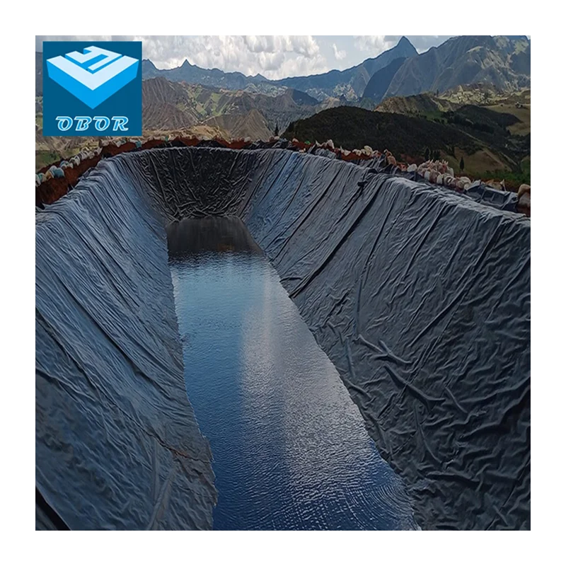 geomembrane hdpe 1mm artificial pool fish pond lake tank liner dam liner pond liner manufacturer price geomembrane