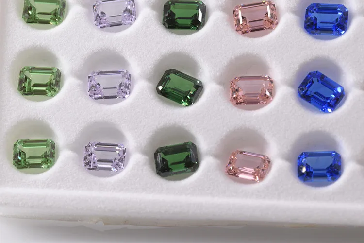 3*5mm-20*30mm Pear Cut Czochralski Grown Yttrium Aluminium Garnet  YAG Gemstones Synthetic YAG Paraiba Blue gems