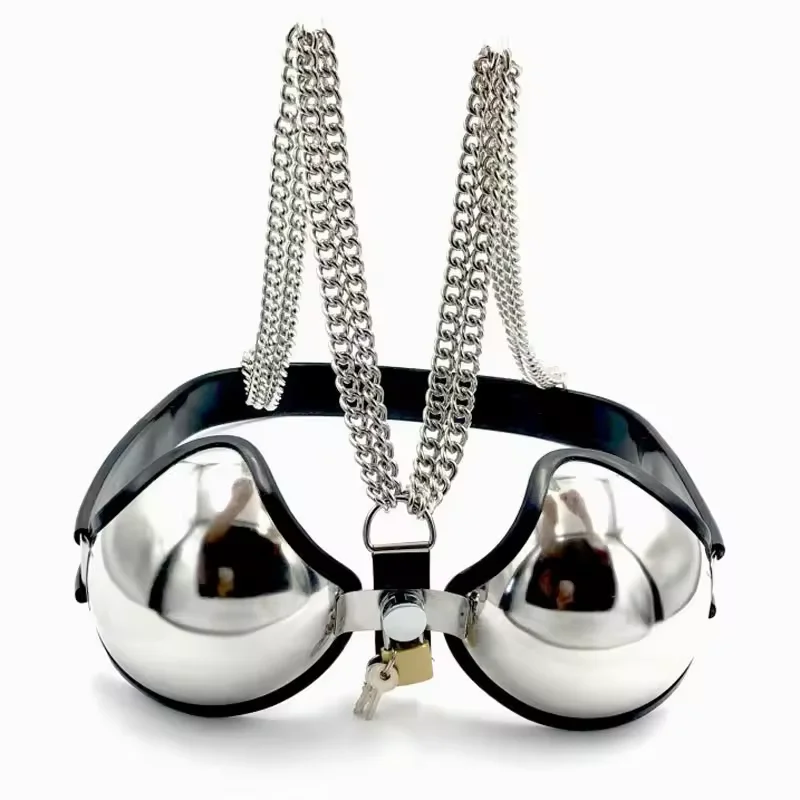 Sexy Bra Lingerie Stainless Steel Chastity Bra for Women Female Bra Cage Restraint Breast Cover