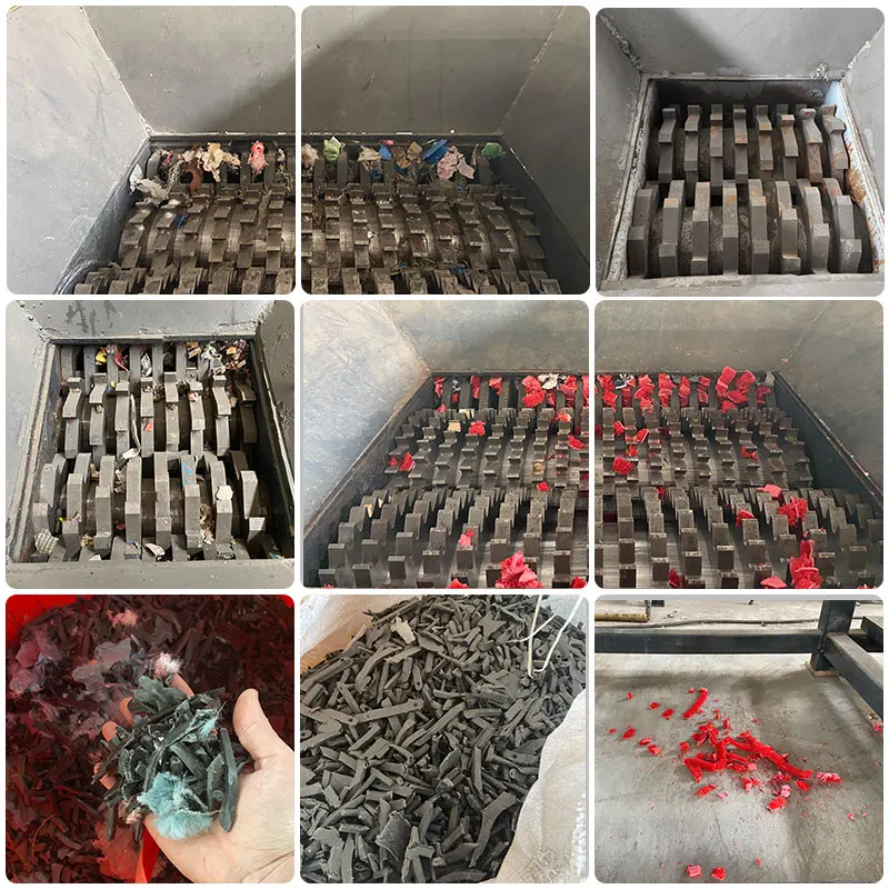 Mini small shaft home household pet pp pcb drum film bottle jumbo bag crushing shredding machine and crusher plastic shredder