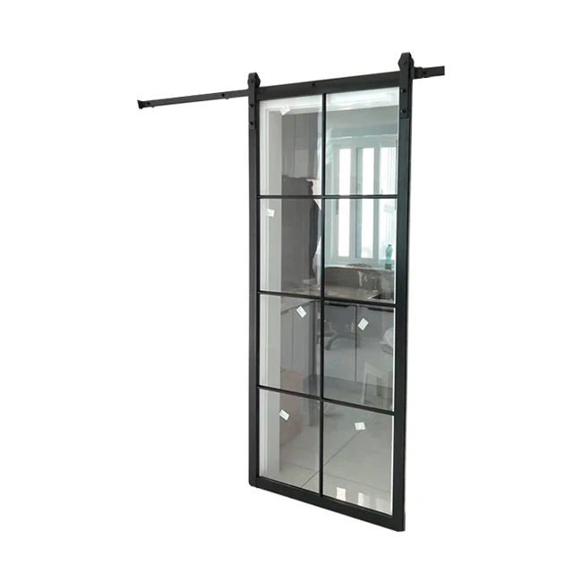 Barn Door For Modern House Good Price Top Quality American modern interior sliding barn door for bathroom security door