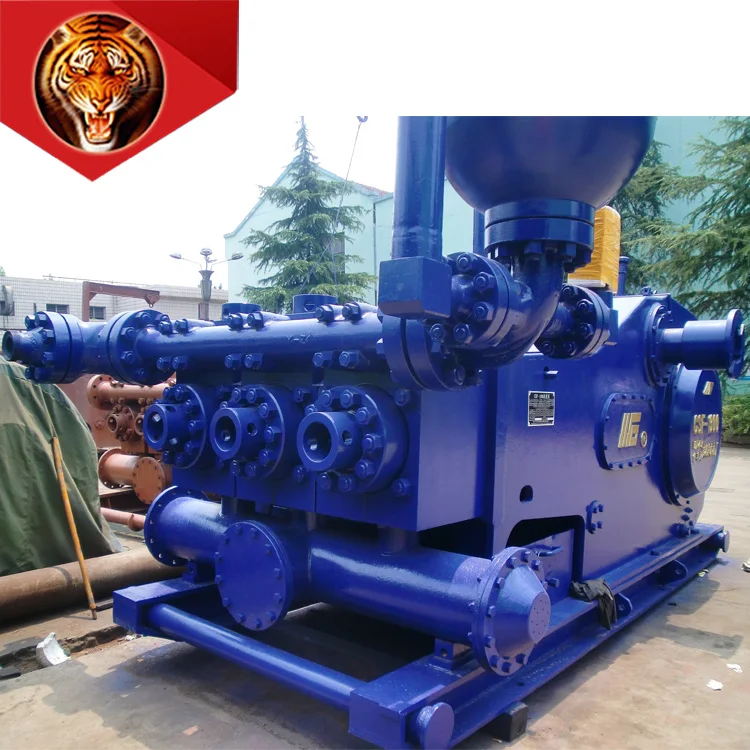 Tigerrig large displacement durable high pressure F1300 triplex drilling rig mud pump for sale