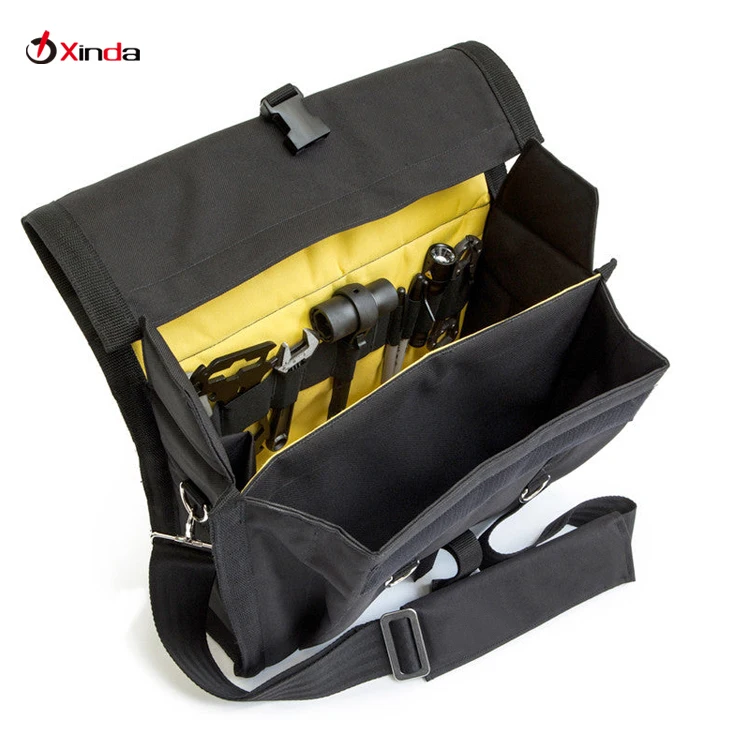 OEM Manufacturer Lineman Equipment Shoulder Bag Riggers Tool Bag with Tablet Compartment