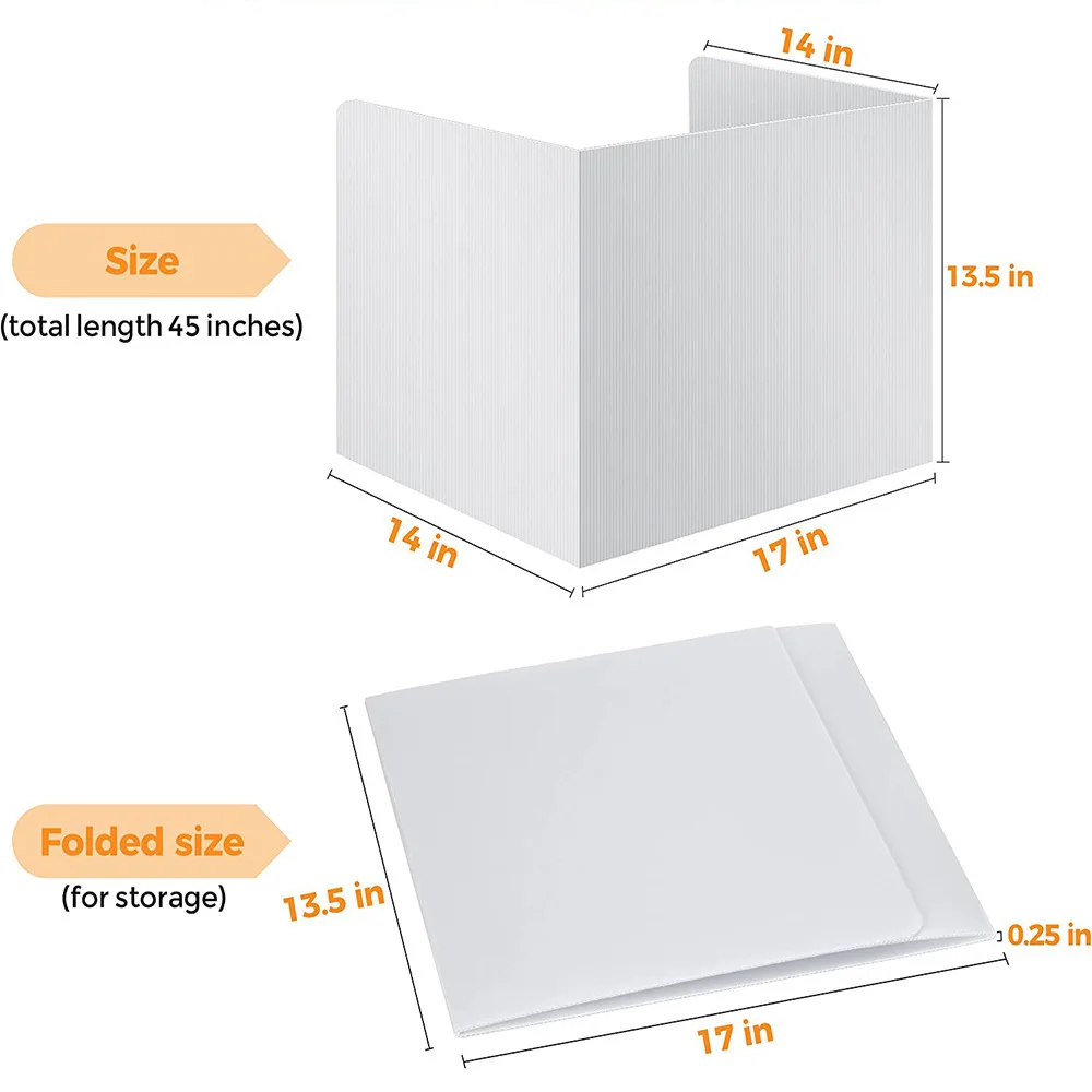 Custom Desk Dividers for Students Plastic Privacy Shield Boards for Student Desks Classroom Folders Teacher Supplies