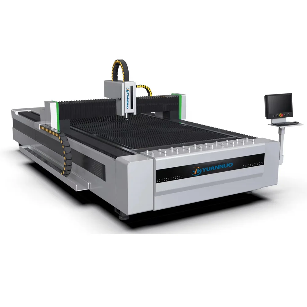 YN 1325 1530 accuracy 1500W 2000W 3000W 6000W 10000W Fiber metal sheet laser cutting machine for steel ss iron carbon steel