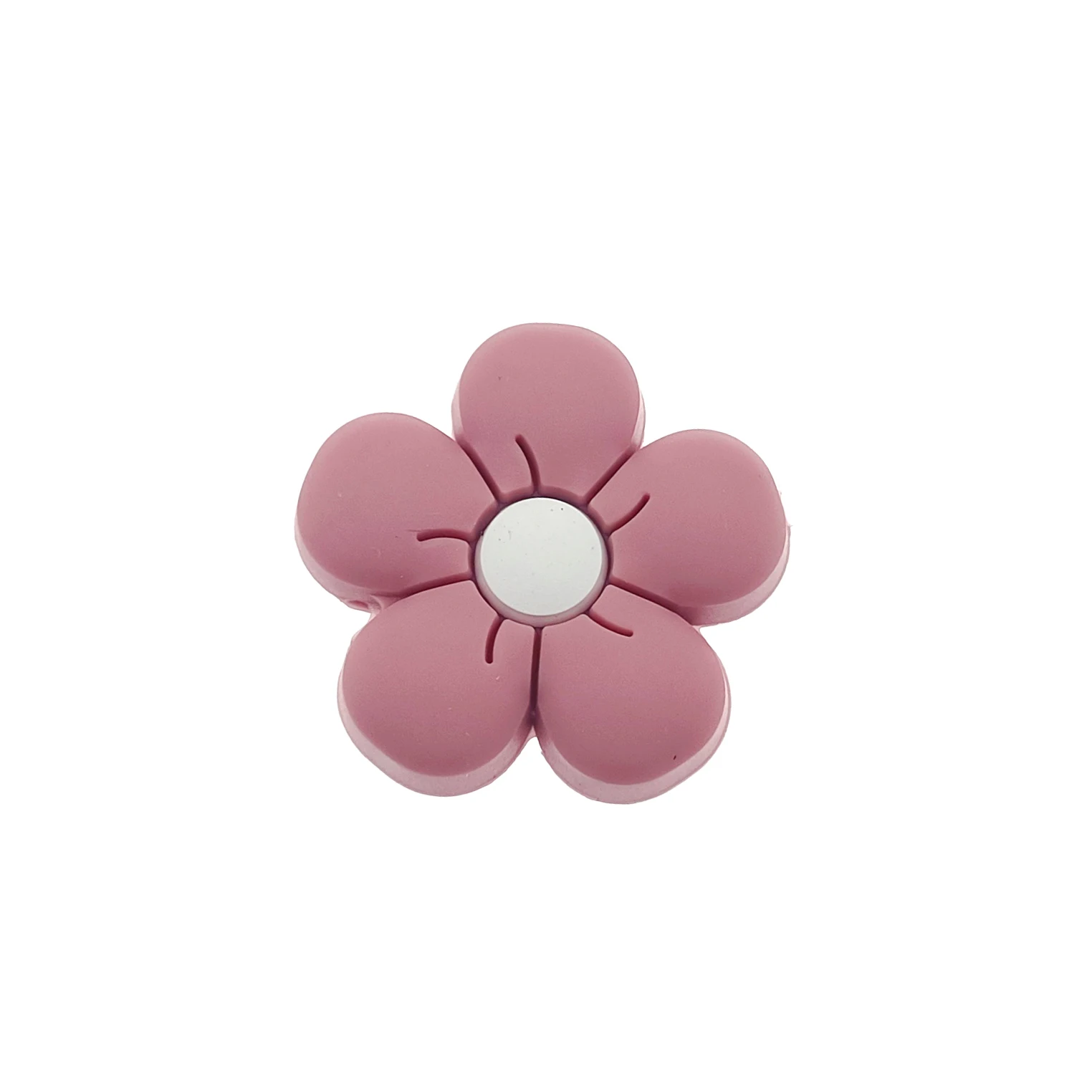 Custom Wholesale Daisy Flower Baby Teething Toys DIY Pacifier Chain Beads Loose Silicone Focal Beads Character for Pen Making