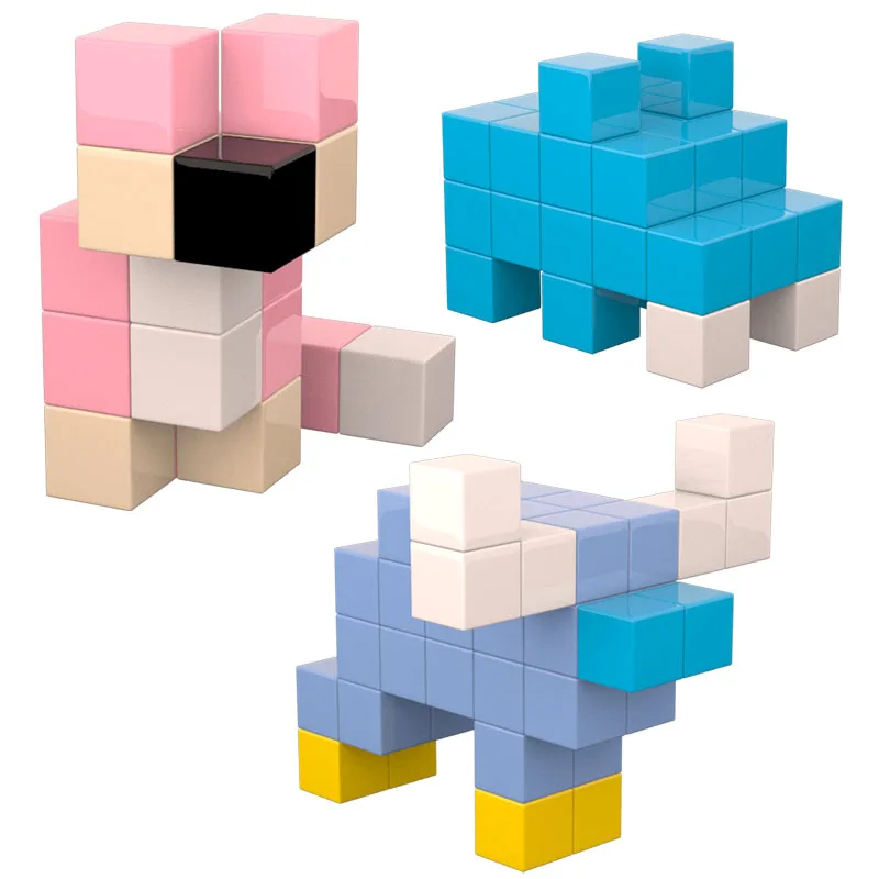 OEM Magnetic Toys Magic Cubes Stress Relief for Adults Magnet Blocks for Kids Magnetic Building Blocks