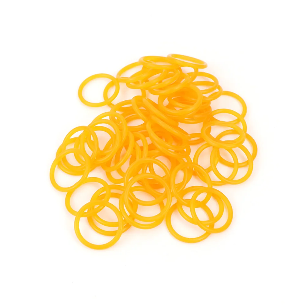 500Pieces 90 Duro Polyurethane O Ring For CO2/HPA/AIR Paintball Tank Adapter(AS568-015/Orange)
