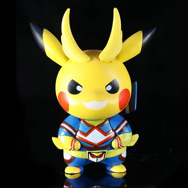 Wholesale Japanese Cartoon Pokomon Anime Figure Pika Action 10CM PVC Toys Cos Cute Doll Collection Model