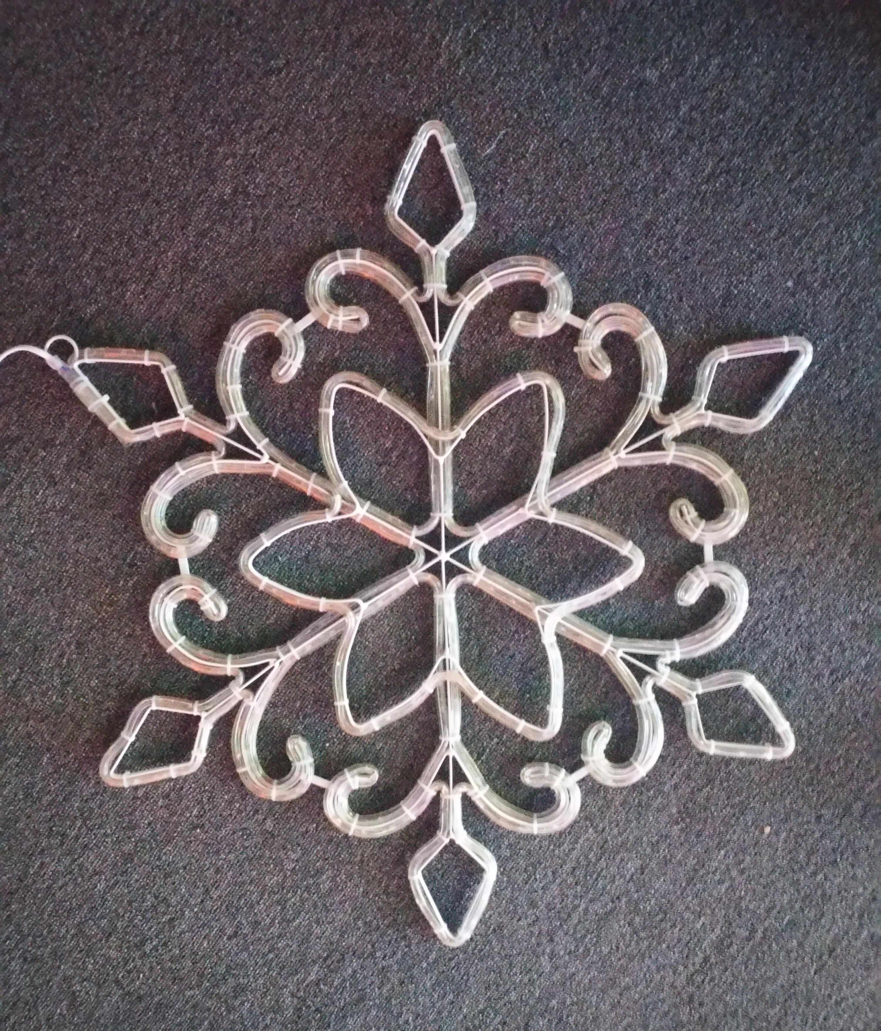 christmas snowflake light
