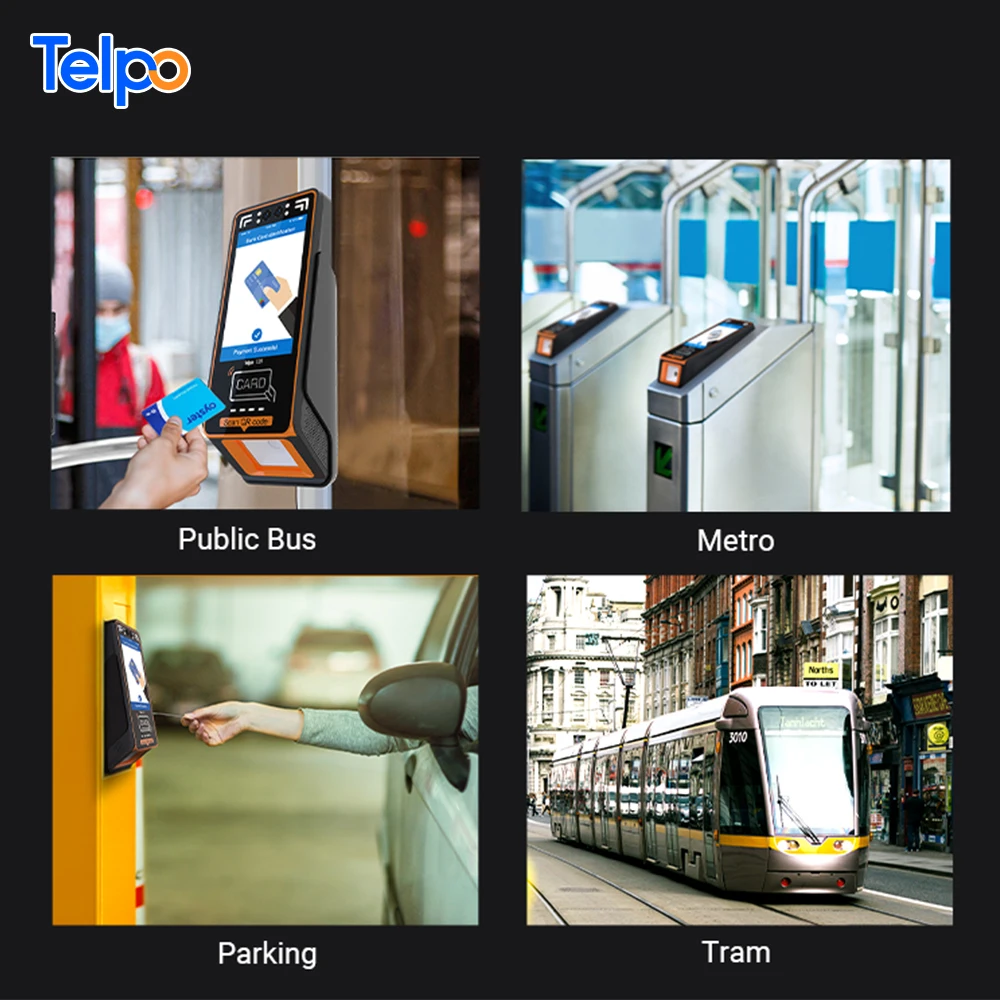 T20 Android 11 qr code automated fare collection bus validator payment devices POS system