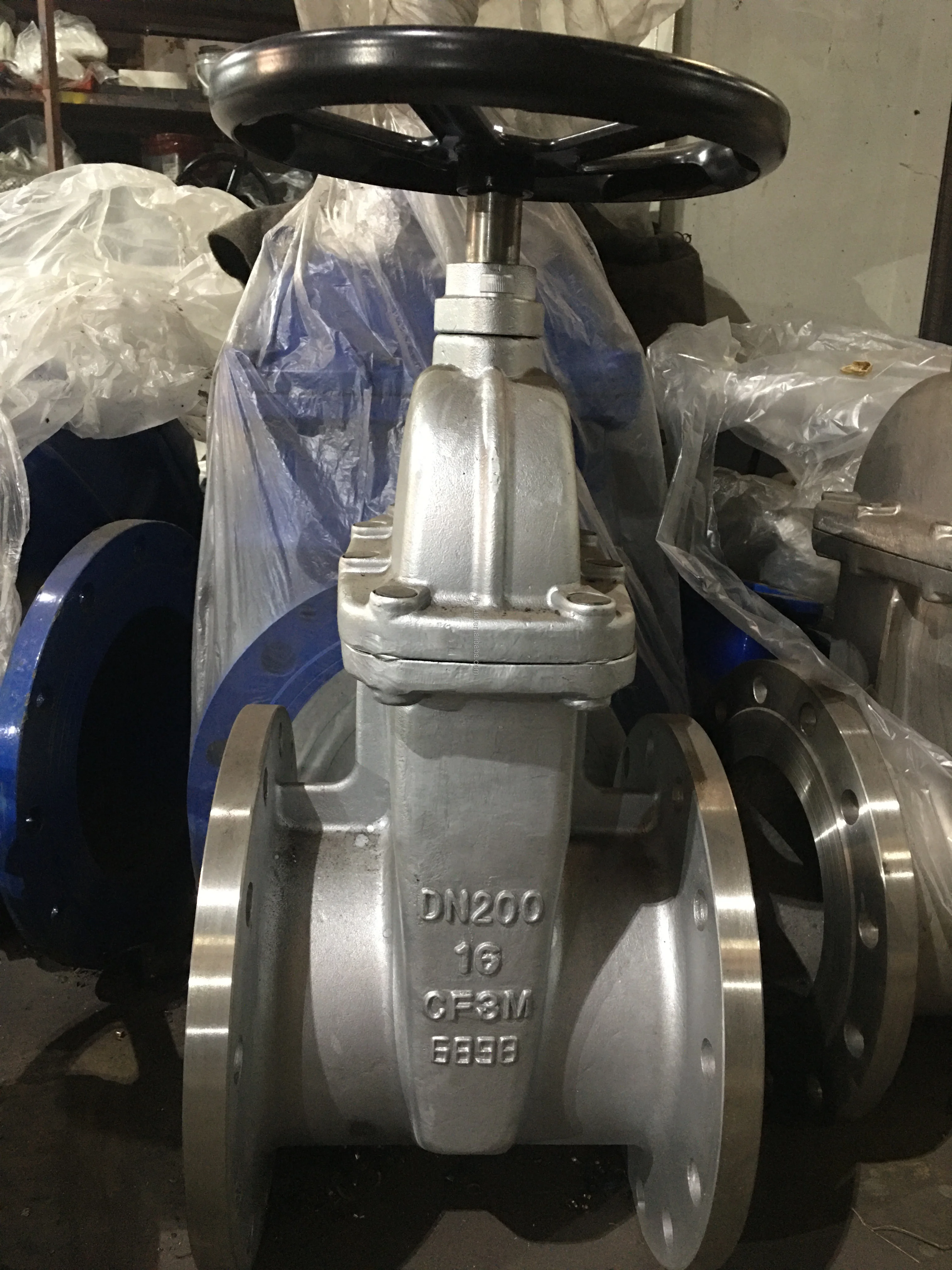 4in Stainless Steel Forged Flange Type Non Rising Gate Valve Soft Sealing Ductile Cast Iron Sluice Gate Valve