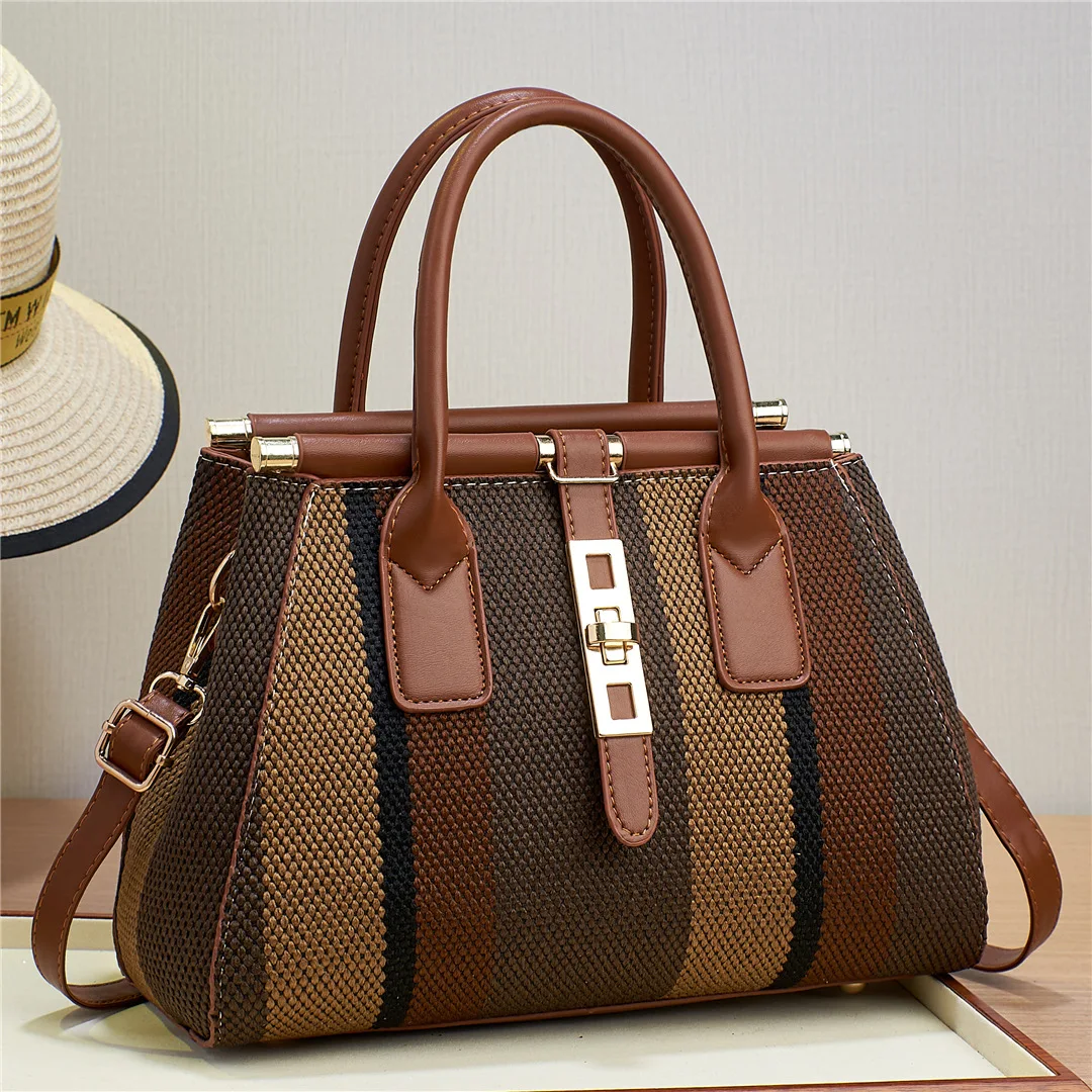 Fashion hit color PU leather bags luxury ladies sling shoulder bag small handbags for women handbag
