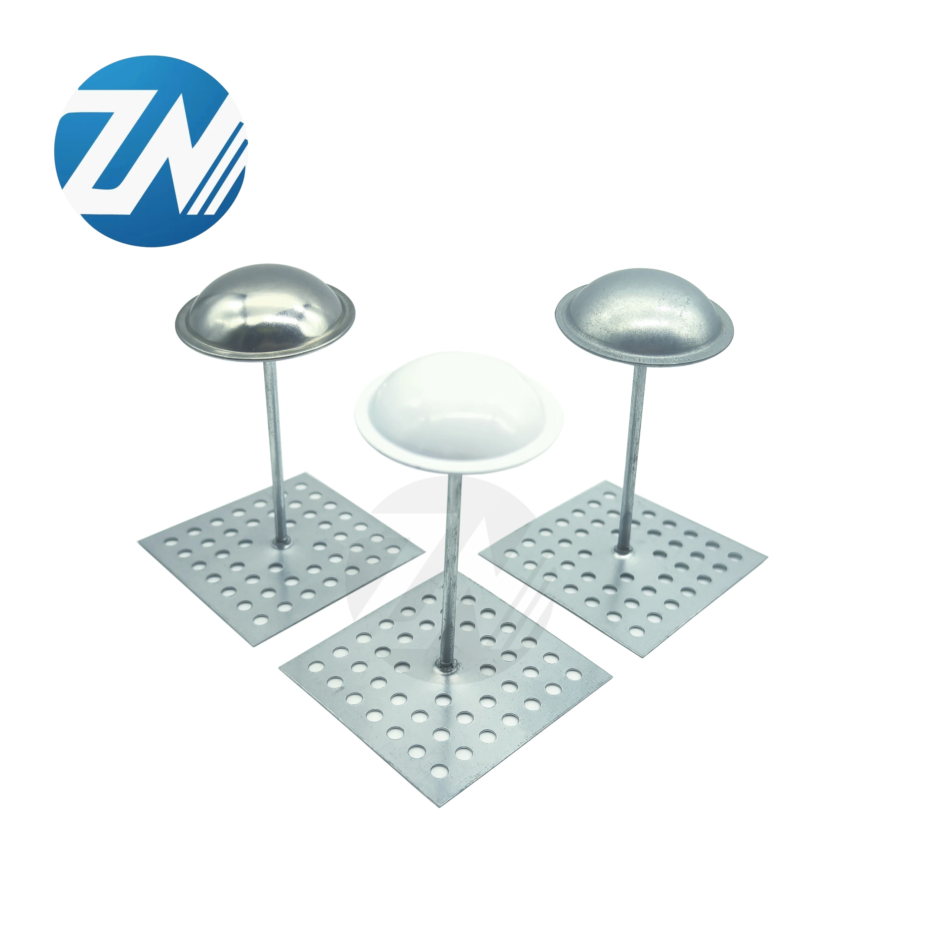 2024 New Ducting Galvanized Iron Insulation Cap Nails Customizable Size Smooth Checkered PE Plastic Outer Wall Use China