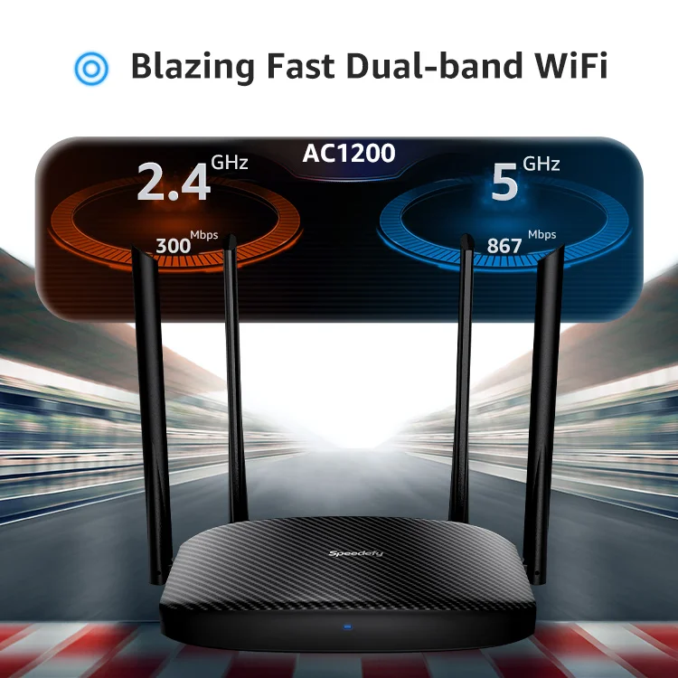 Amazon Top High Coverage Dual Band 300Mbps Gaming Router Gigabit Wifi Wireless Device For Home