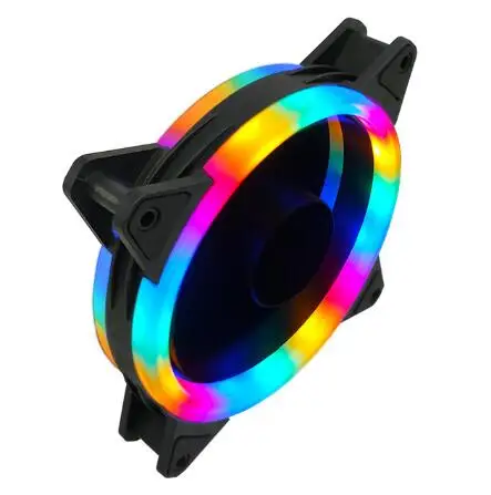 Вентилятор охлаждения для компьютера, 12 см, 120 мм, 12 В постоянного тока, 3 контакта, 4 контакта