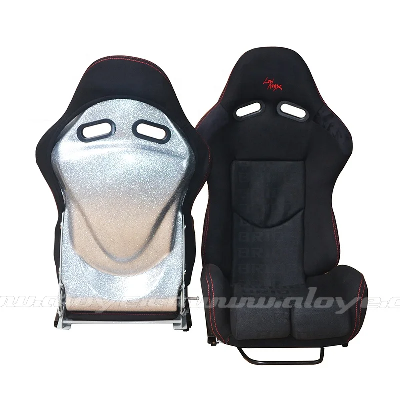 Low Max Silver Resin Safety Adjustable Sport Car Seat