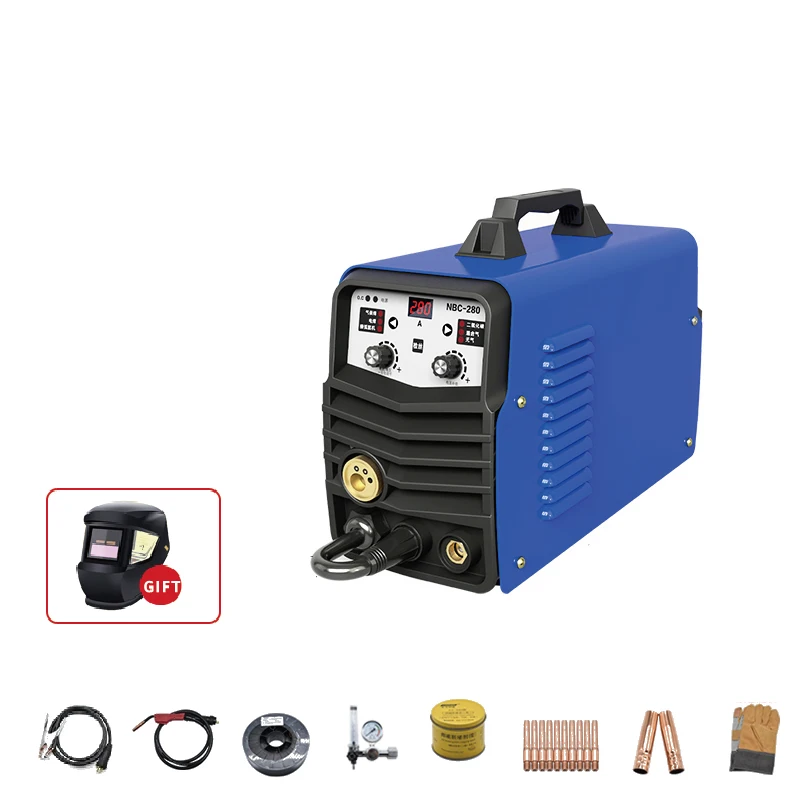 Home Use 280A MIG Welder Flux Core MIG Welder Lift TIG Stick 3 in 1 Welding Machine