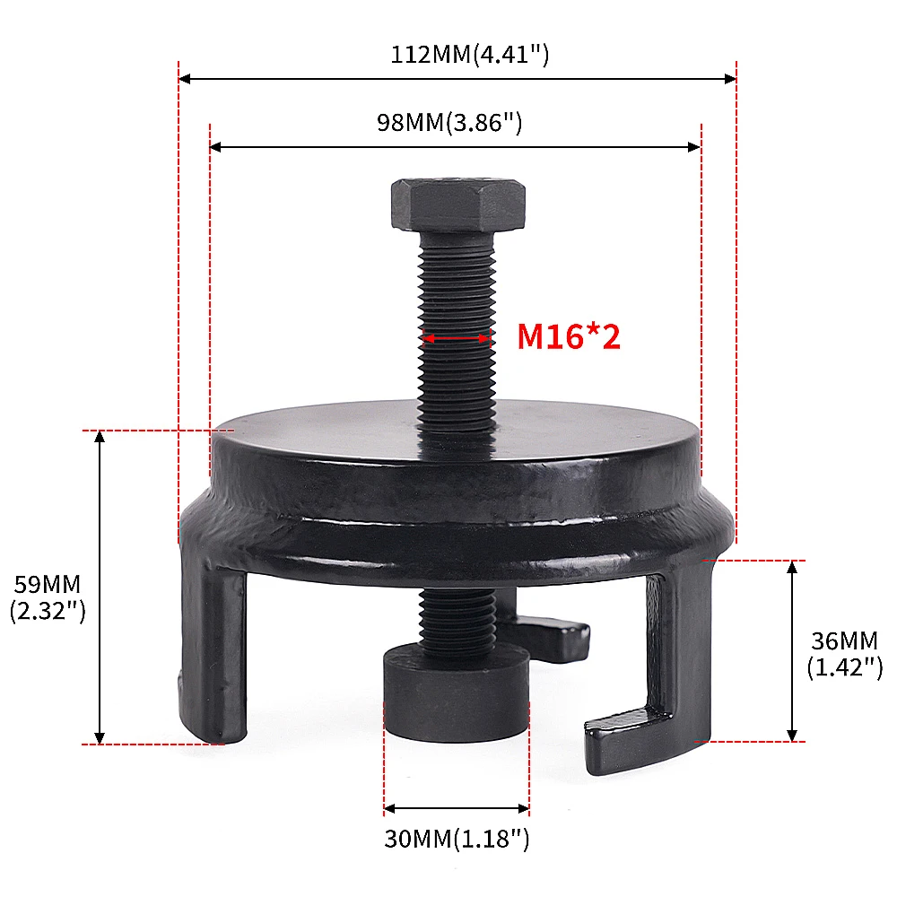 25264 Harmonic Balancer Puller Crank Pulley Puller Removal Tool for Jeep Chrysler GM Dodge